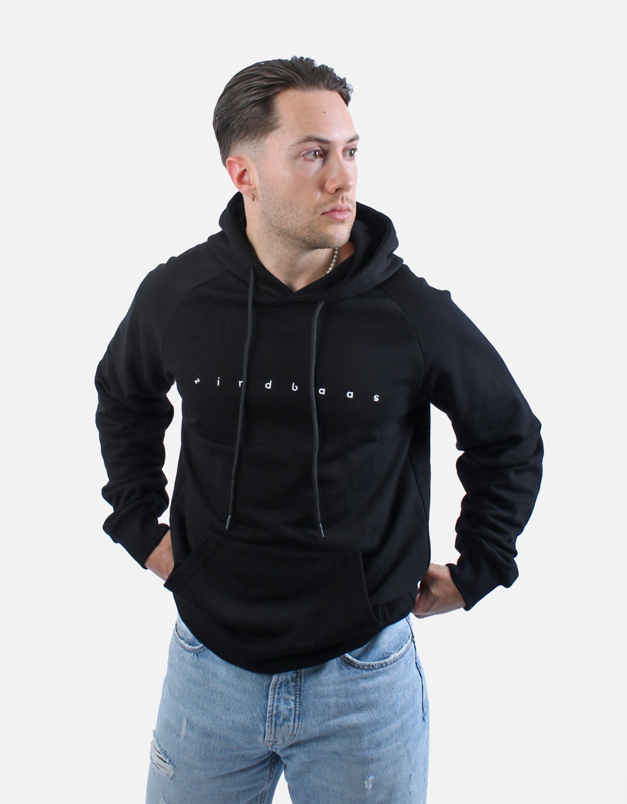 Legend Hoodie - Slim fit - eindbaas - Black/White