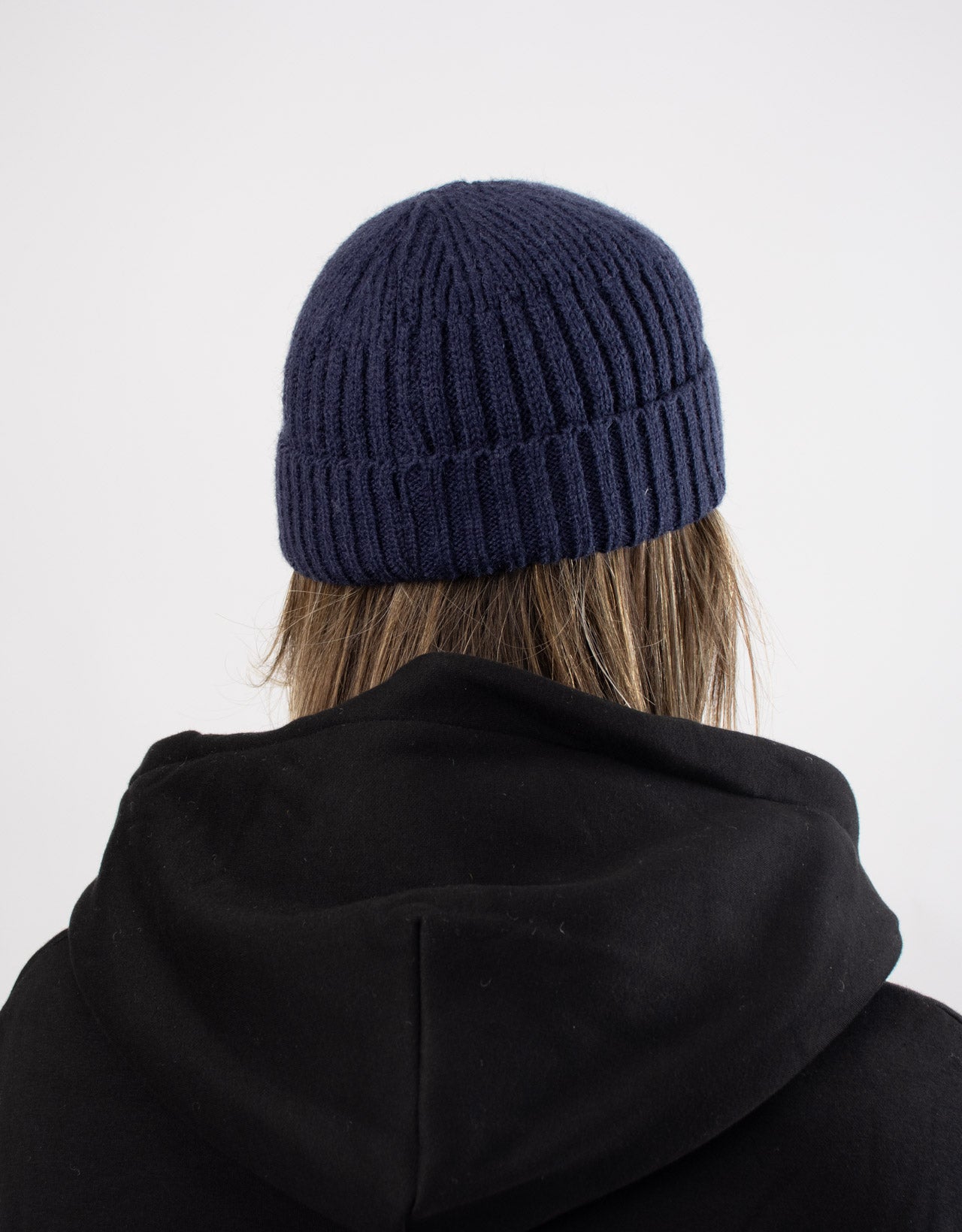 Fisherman Beanie - Dark Blue